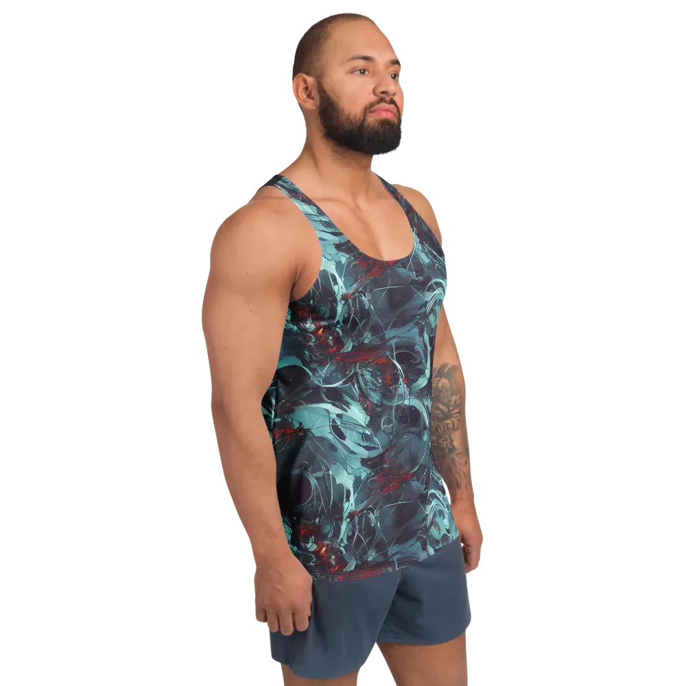 Cosmic Dancer on Men's Tank Top — Right Front