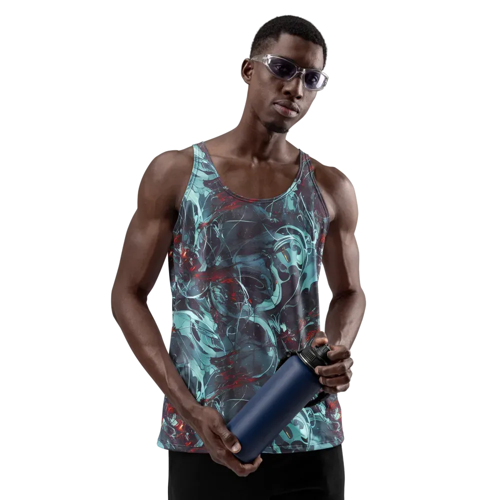 Cosmic Dancer on Men's Tank Top — Front