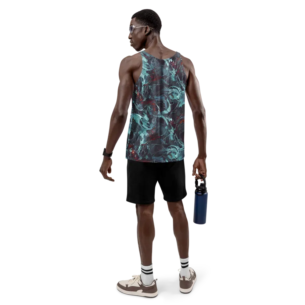 Cosmic Dancer on Men's Tank Top — Back