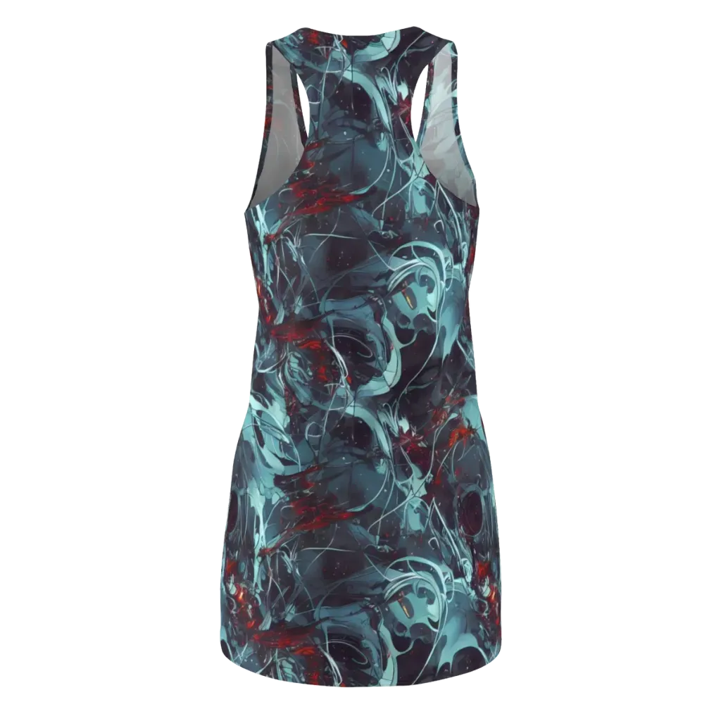 Cosmic Dancer on Racerback Dress — Back
