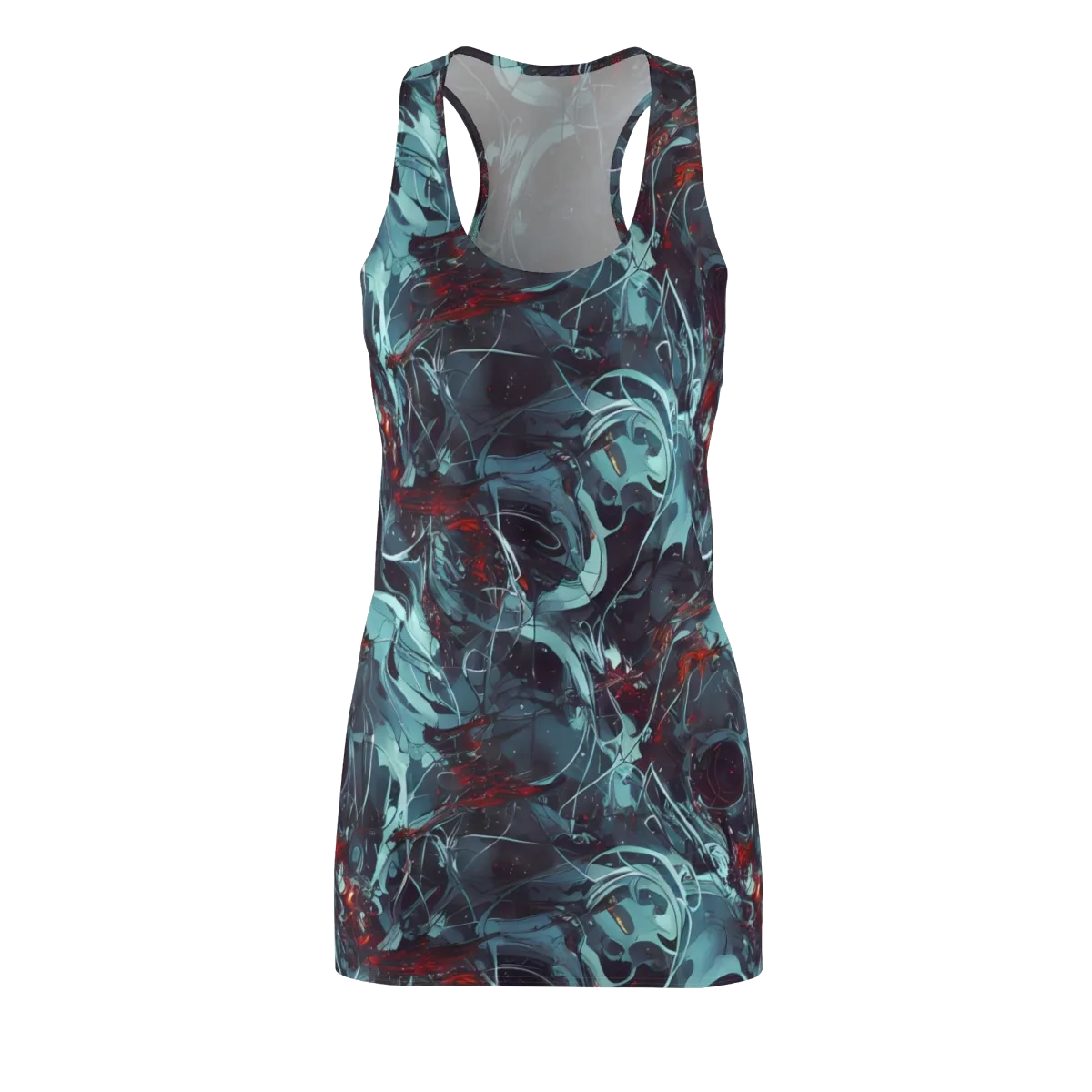 Cosmic Dancer on Racerback Dress — Front