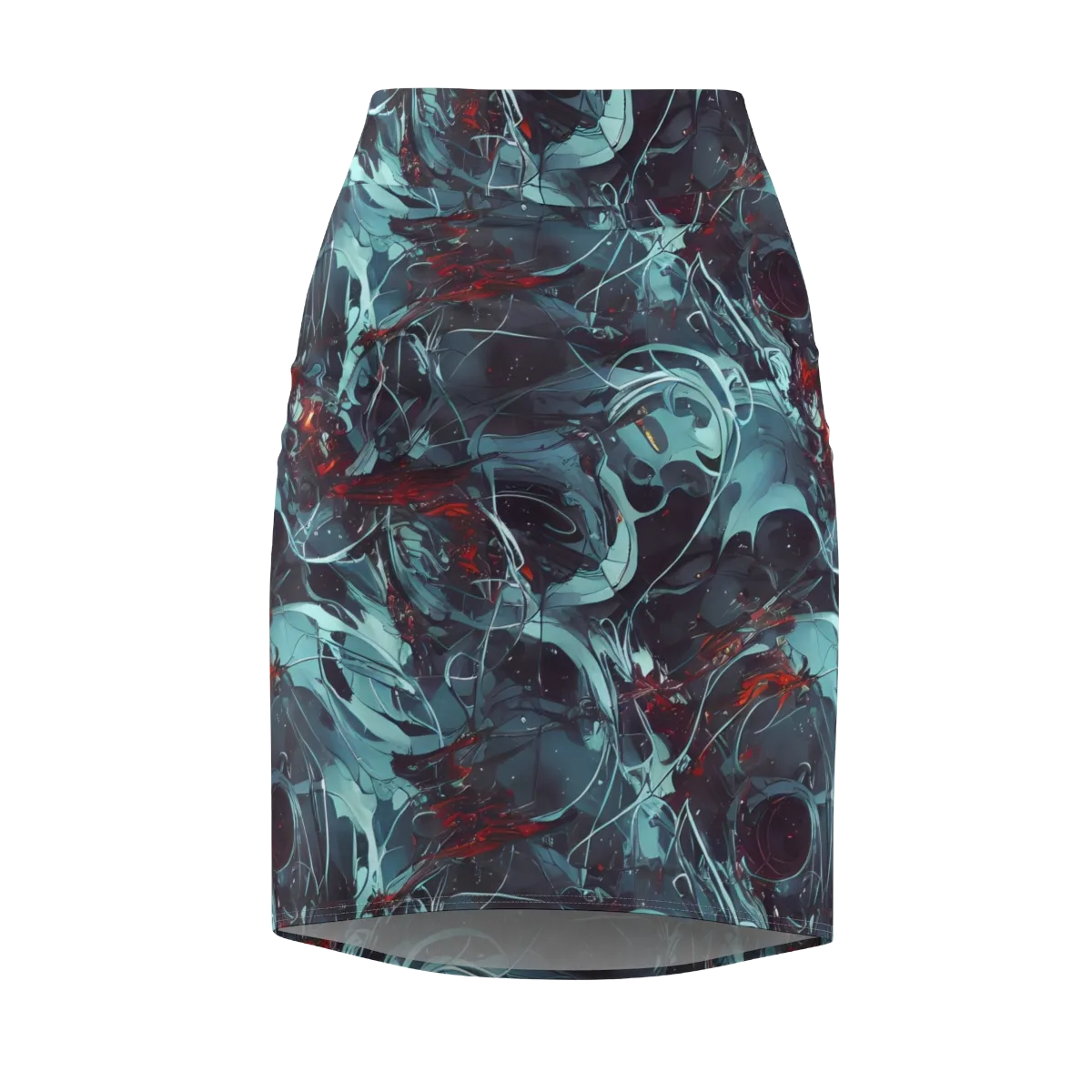 Cosmic Dancer on Pencil Skirt — Front