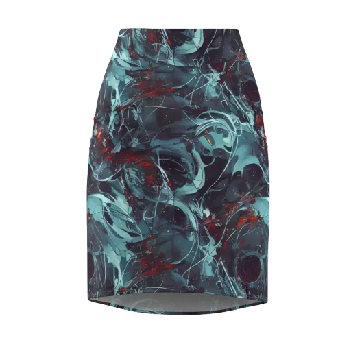 Cosmic Dancer on a Pencil Skirt