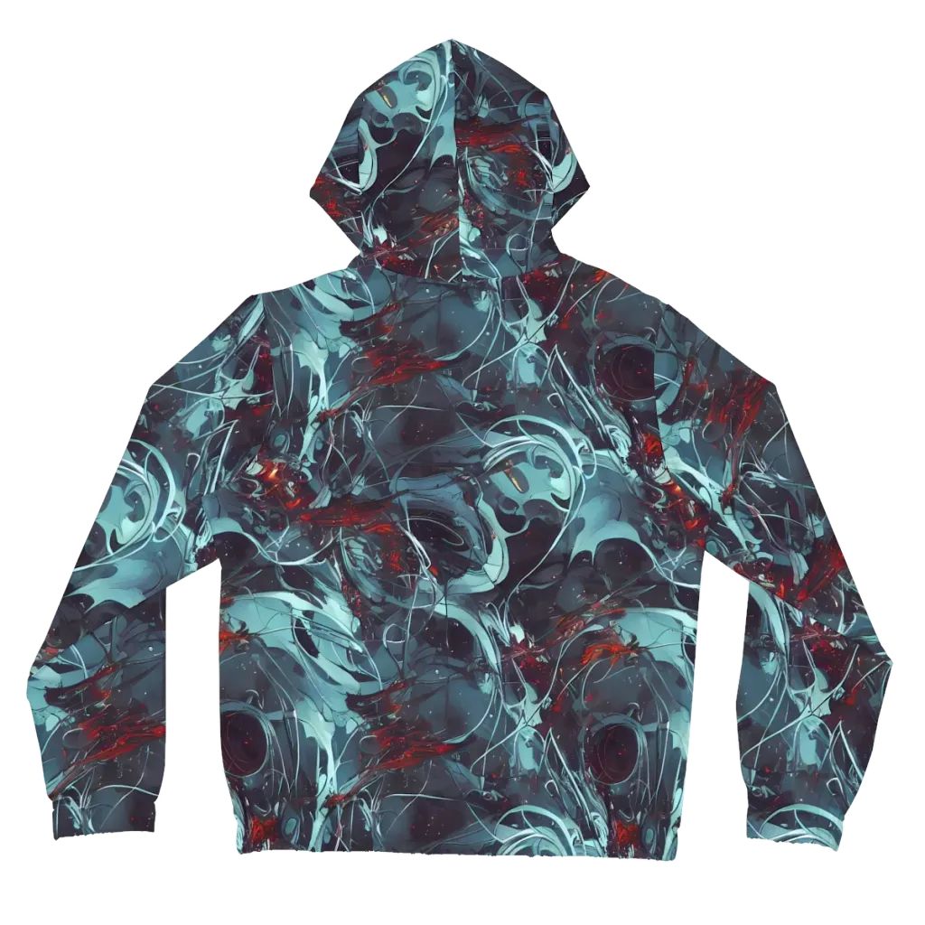 Cosmic Dancer on Women's Full-Zip Hoodie — Back