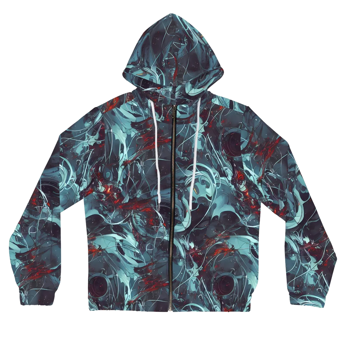 Cosmic Dancer on Women's Full-Zip Hoodie — Front