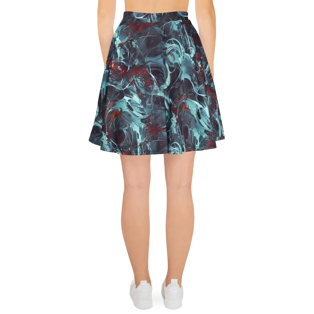 Cosmic Dancer on Skater Skirt — Back