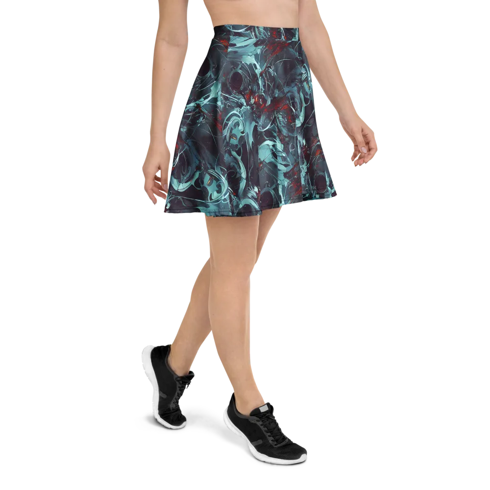 Cosmic Dancer on Skater Skirt — Right