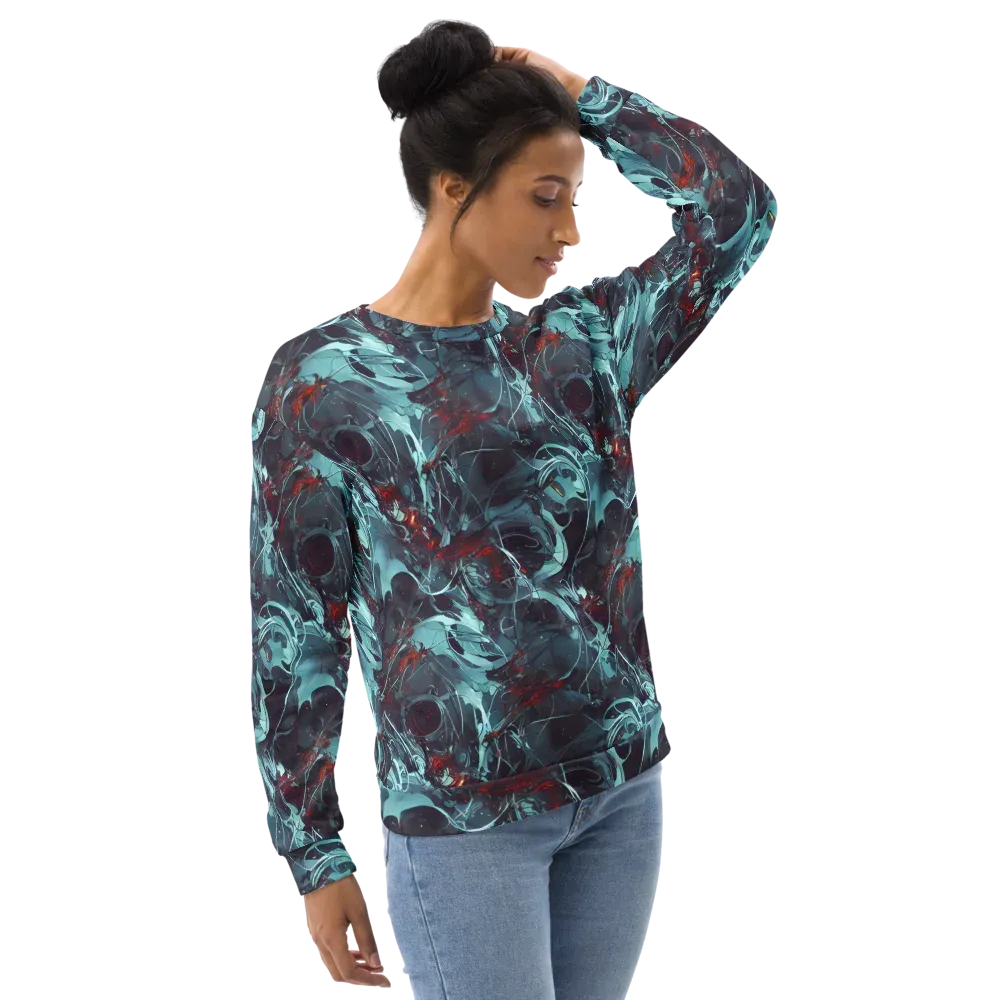 Cosmic Dancer on Sweatshirt — Right Front