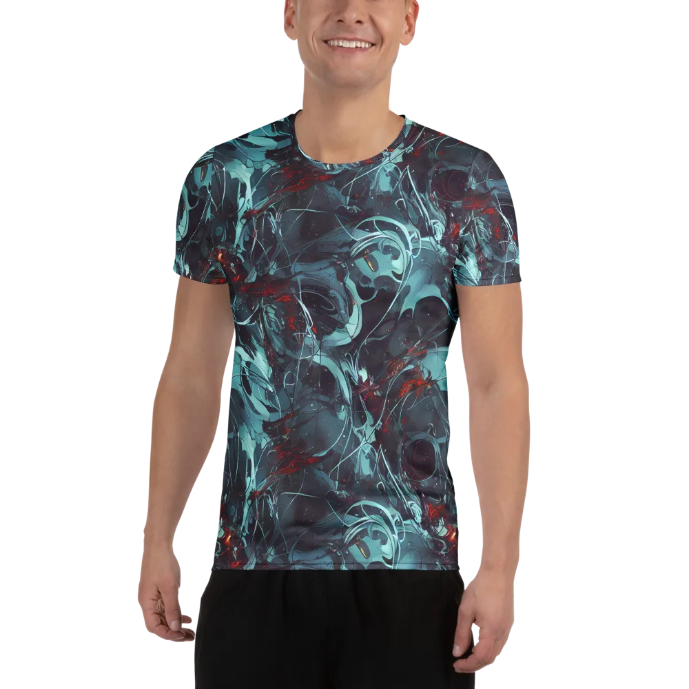 Cosmic Dancer on Men's Athletic T-Shirt — Front