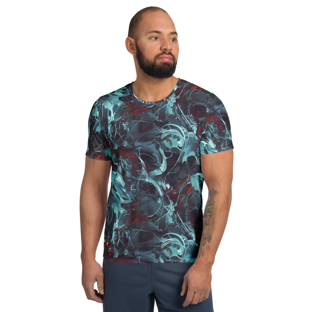 Cosmic Dancer on Men's Athletic T-Shirt — Front