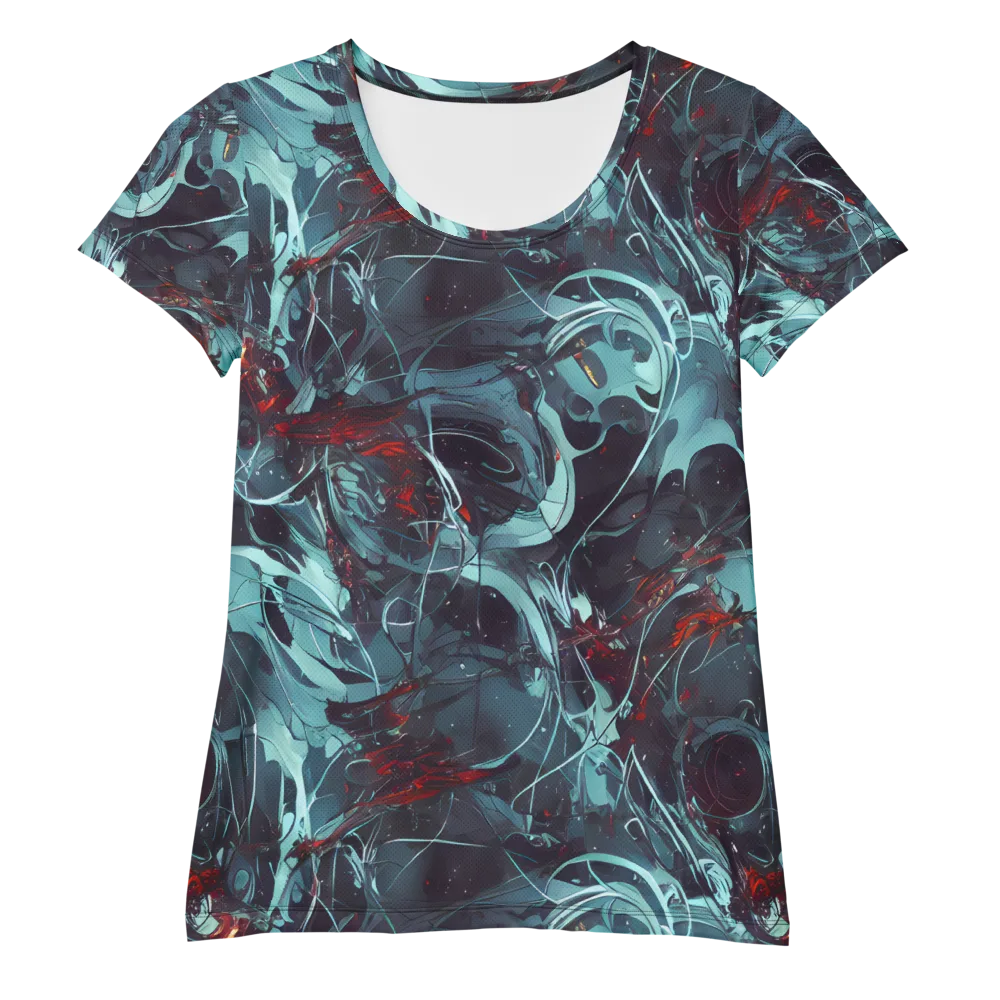 Cosmic Dancer on Women's Athletic T-Shirt — Front