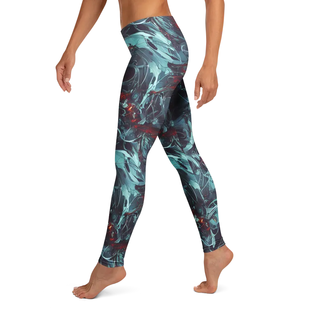 Cosmic Dancer on Leggings — Left