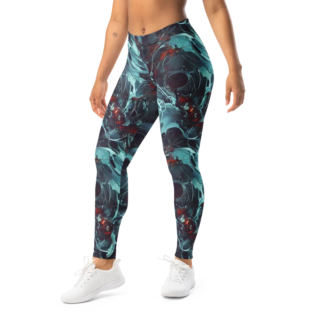 Cosmic Dancer on Leggings — Left Front