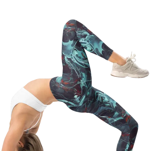 Cosmic Dancer on a Leggings
