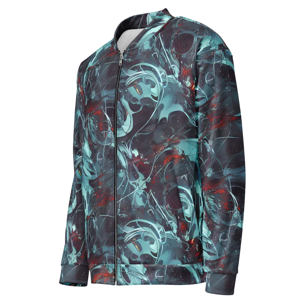 Cosmic Dancer on Bomber Jacket — Left Front