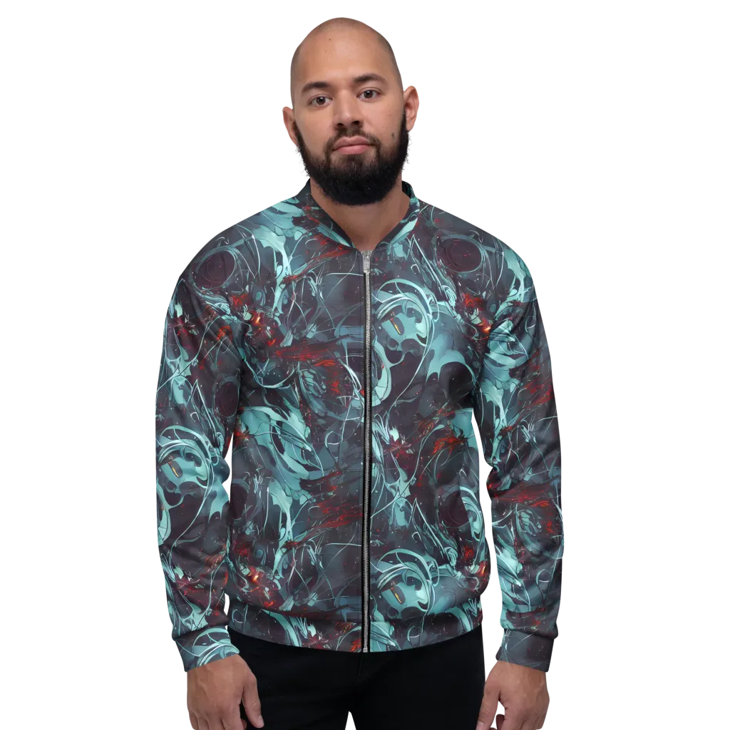 Cosmic Dancer on Bomber Jacket — Front