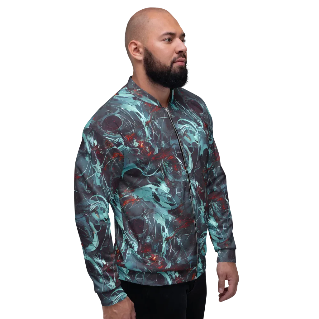 Cosmic Dancer on Bomber Jacket — Right