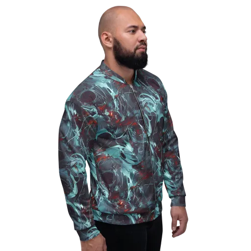 Cosmic Dancer on a Bomber Jacket