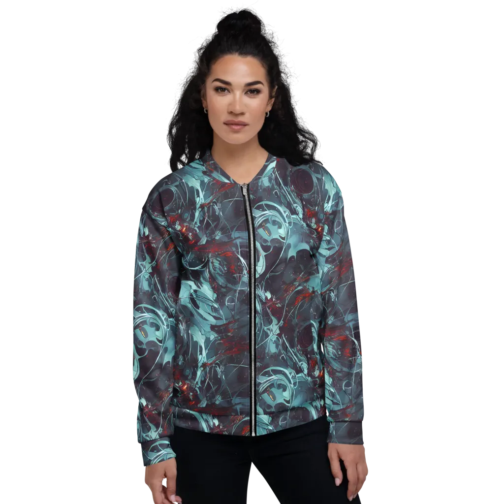 Cosmic Dancer on Bomber Jacket — Front