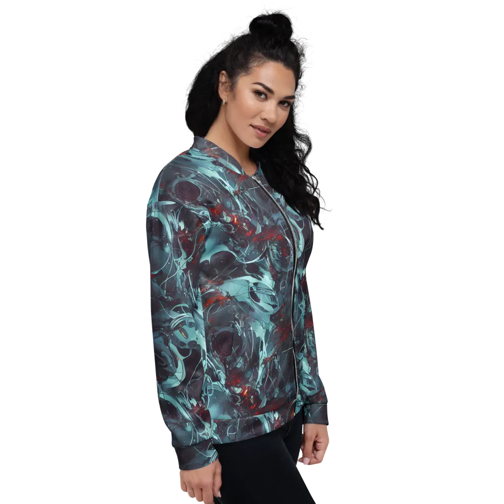 Cosmic Dancer on Bomber Jacket — Right