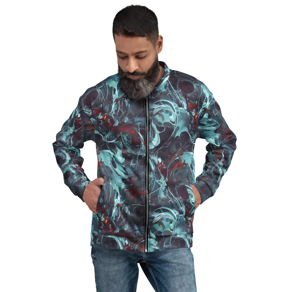 Cosmic Dancer on Bomber Jacket — Front