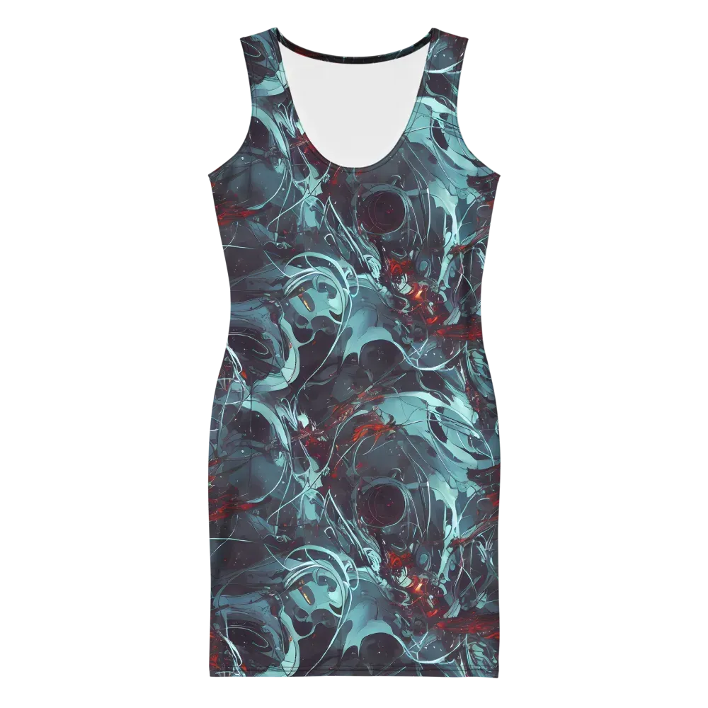 Cosmic Dancer on Bodycon Dress — Front