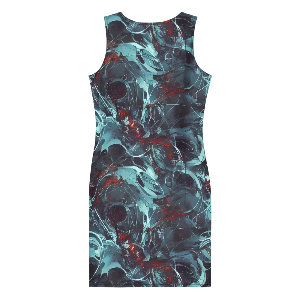 Cosmic Dancer on Bodycon Dress — Back