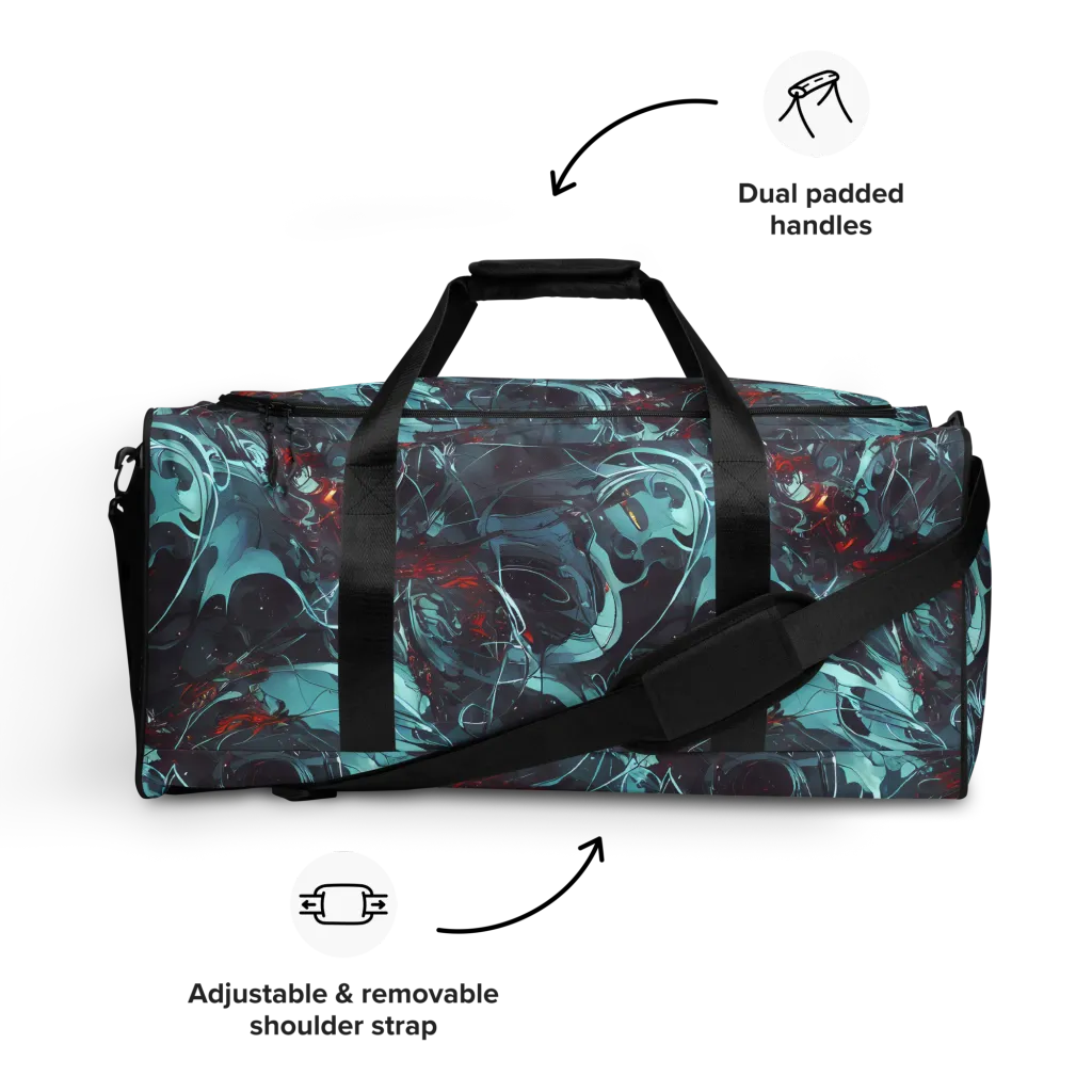 Cosmic Dancer on Duffle Bag — Front
