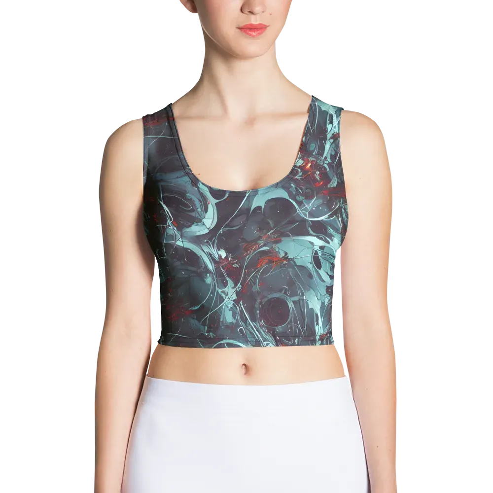 Cosmic Dancer on Crop Top — Front