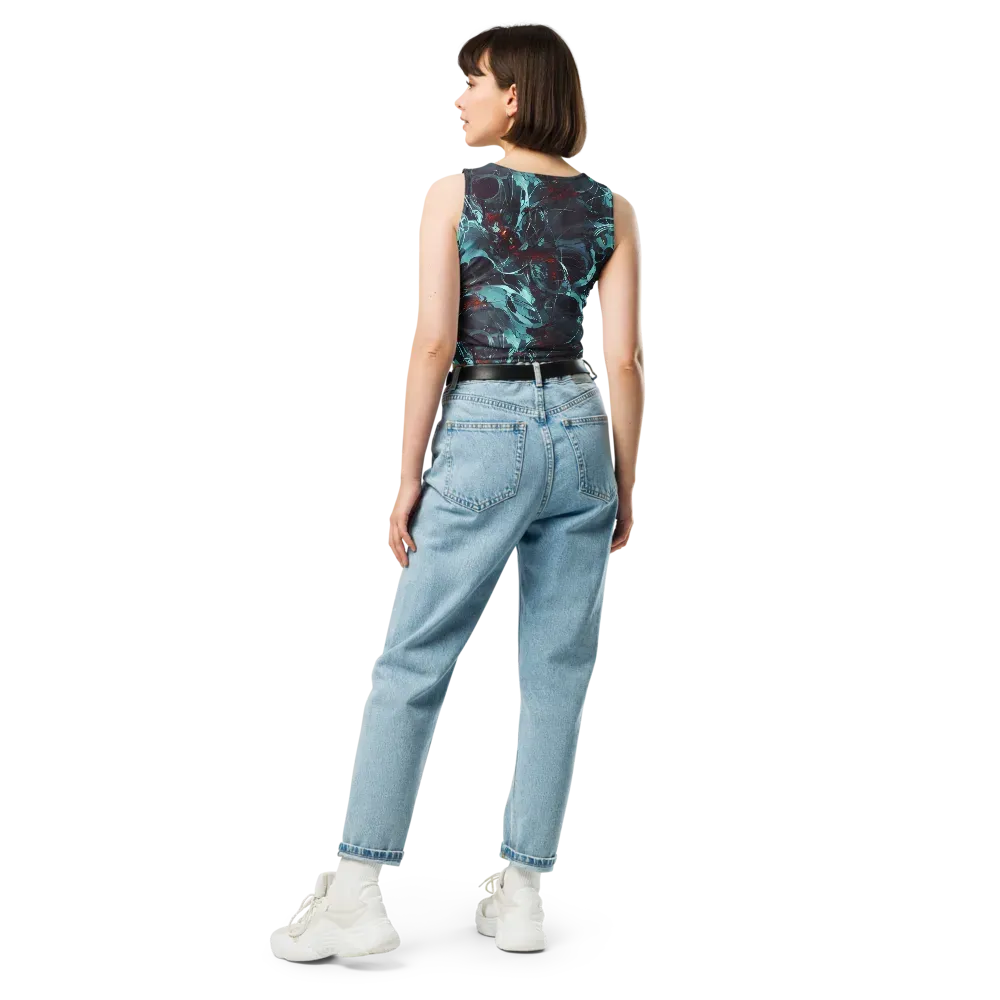 Cosmic Dancer on Crop Top — Back