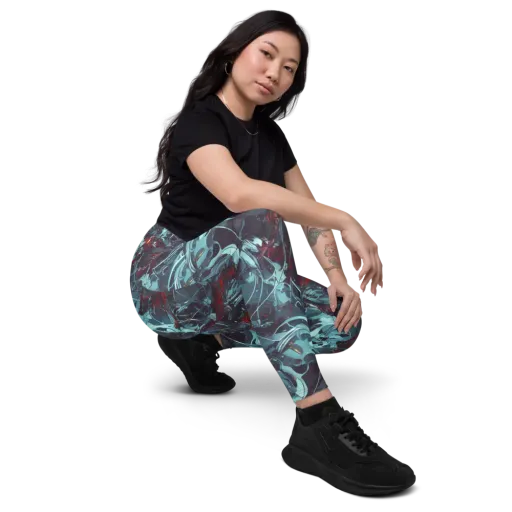 Cosmic Dancer on a Leggings with Pockets
