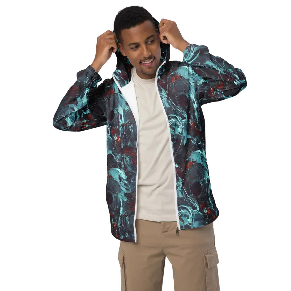 Cosmic Dancer on Men's Windbreaker — Front