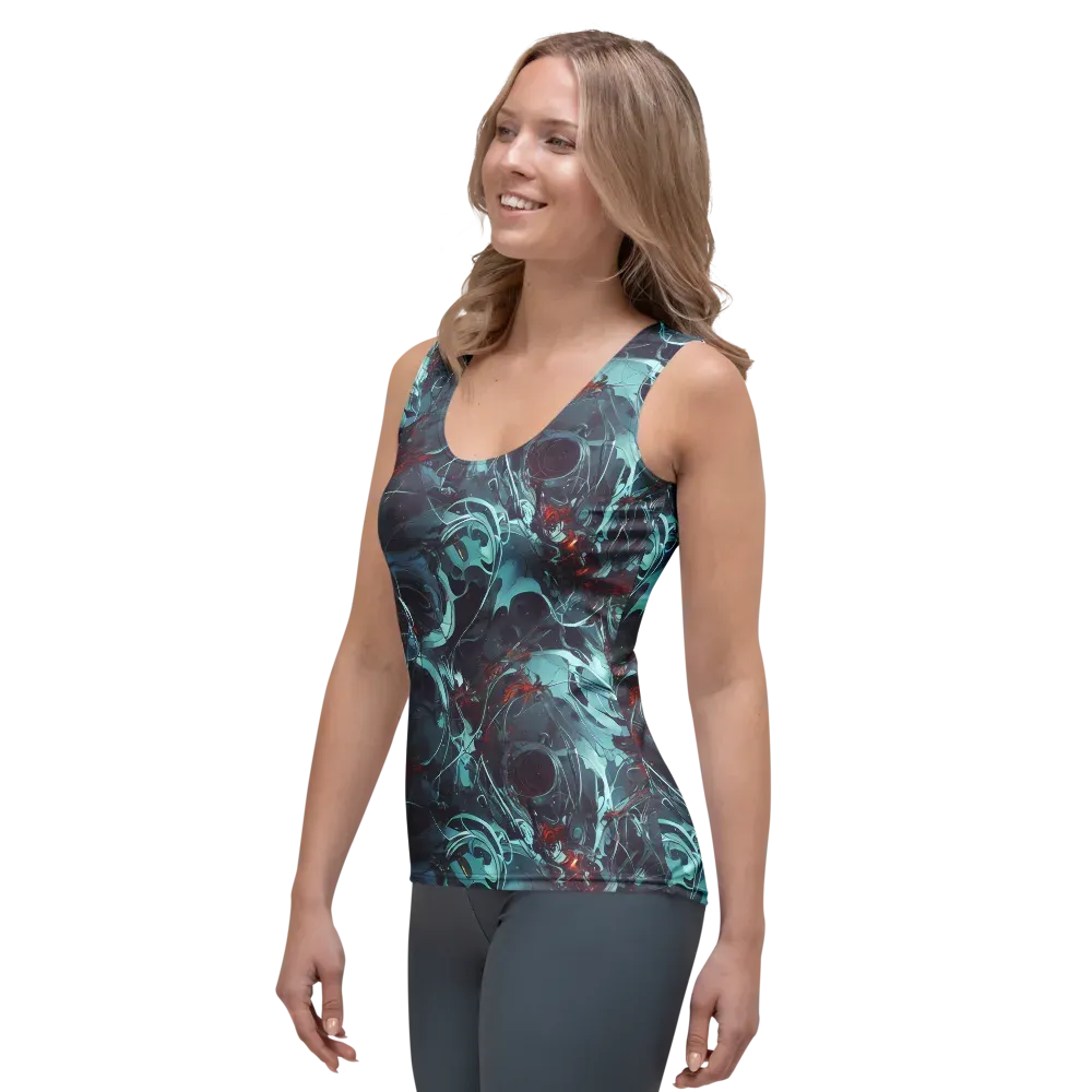 Cosmic Dancer on Women's Tank Top — Left Front