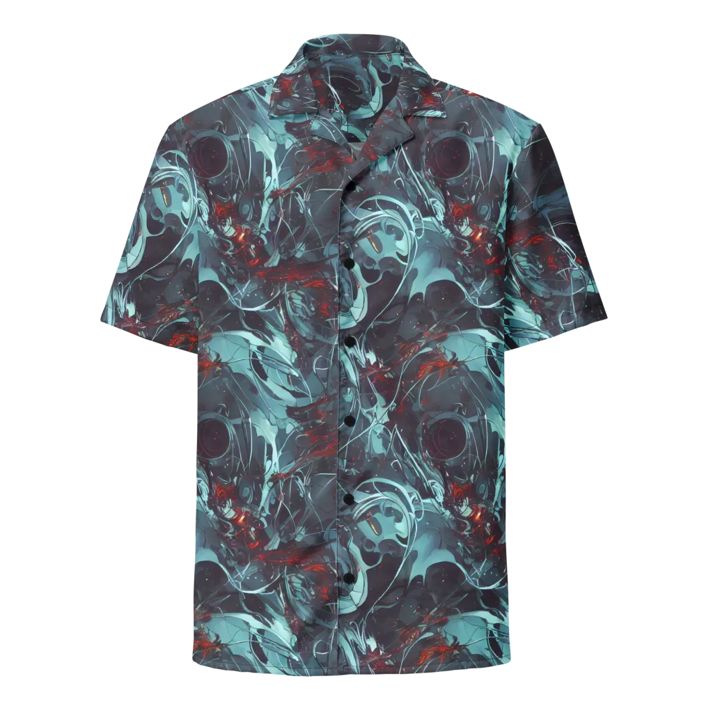 Cosmic Dancer on Button Shirt — Front