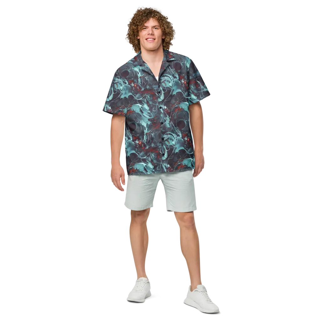 Cosmic Dancer on Button Shirt — Front