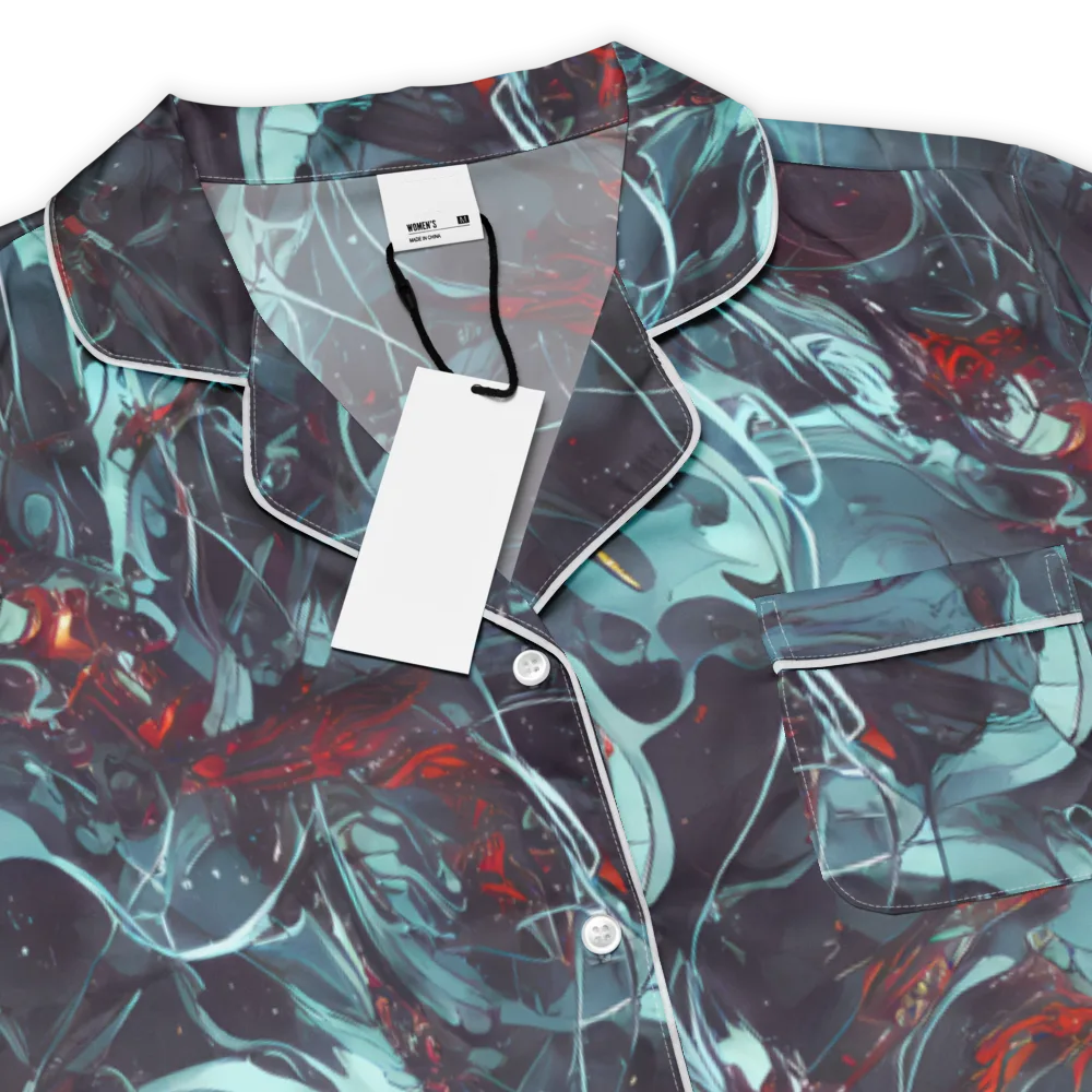 Cosmic Dancer on Women's Short Sleeve Pajama Top — Product details