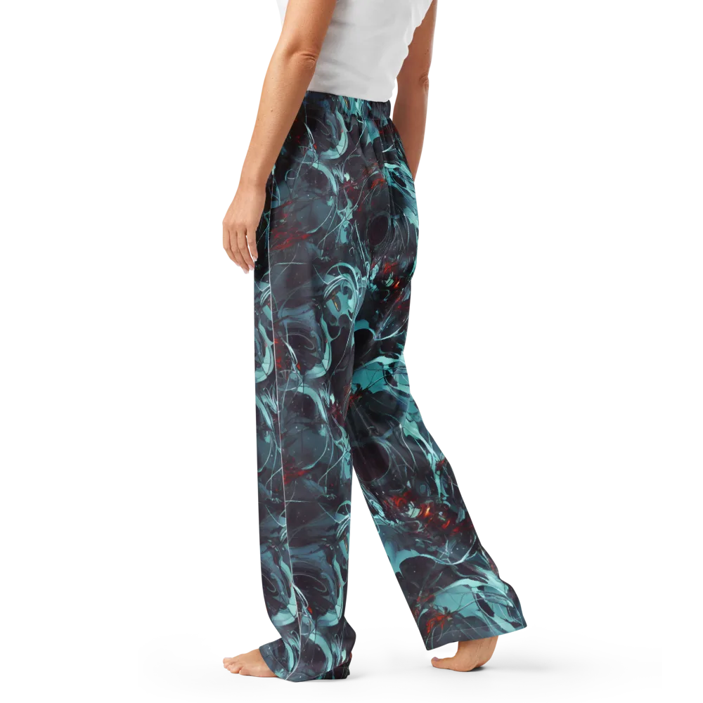 Cosmic Dancer on Women's Pajama Pants — Left