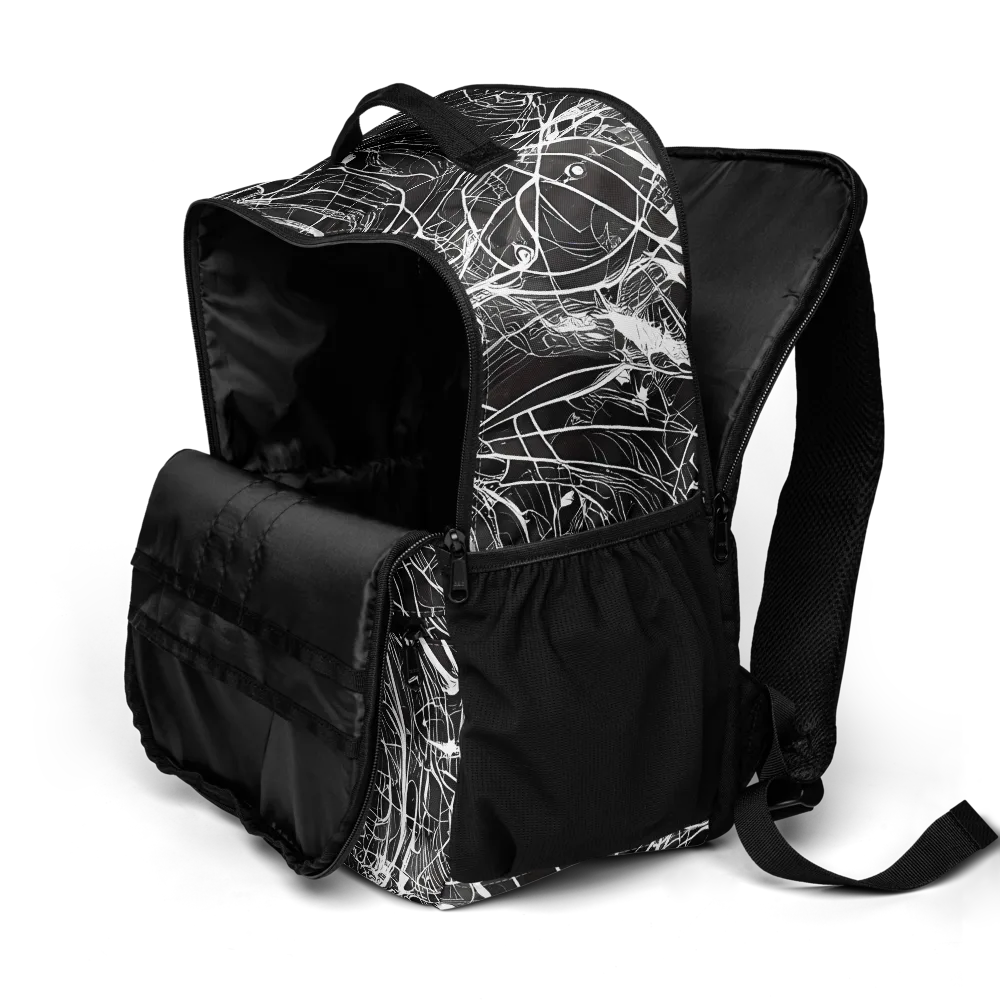 Nexus of Lines on Utility Backpack — Product details 2