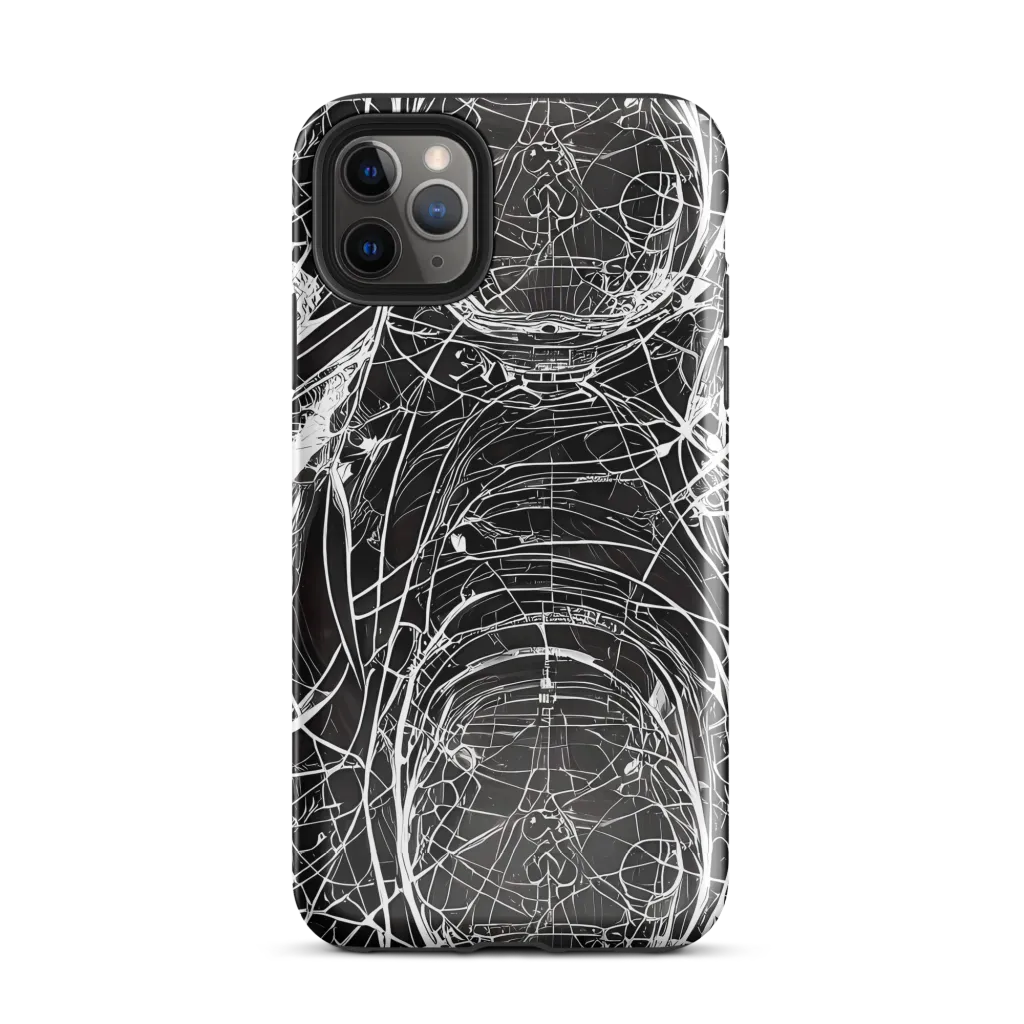 Nexus of Lines on Tough Case for iPhone® — Front