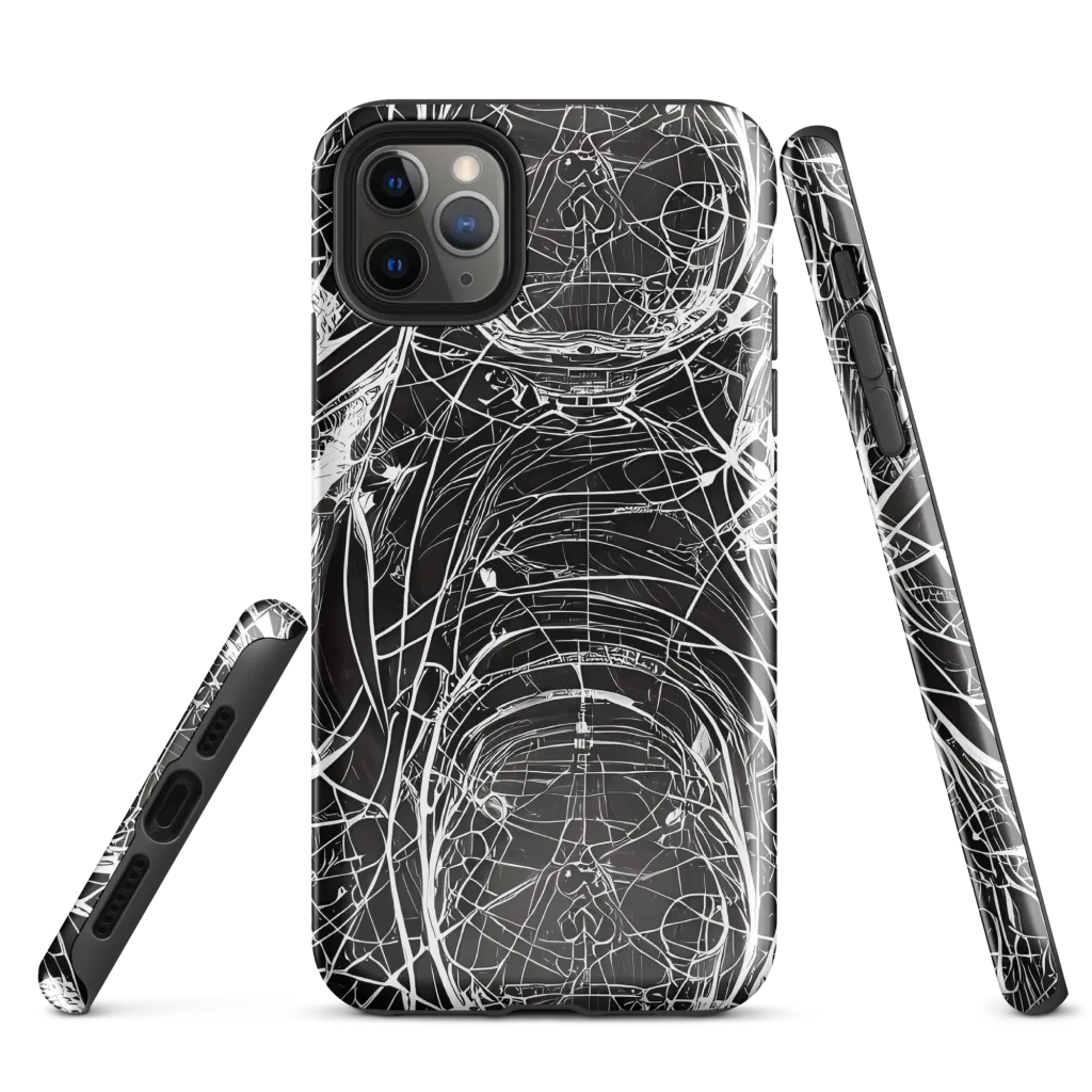 Nexus of Lines on Tough Case for iPhone® — Front