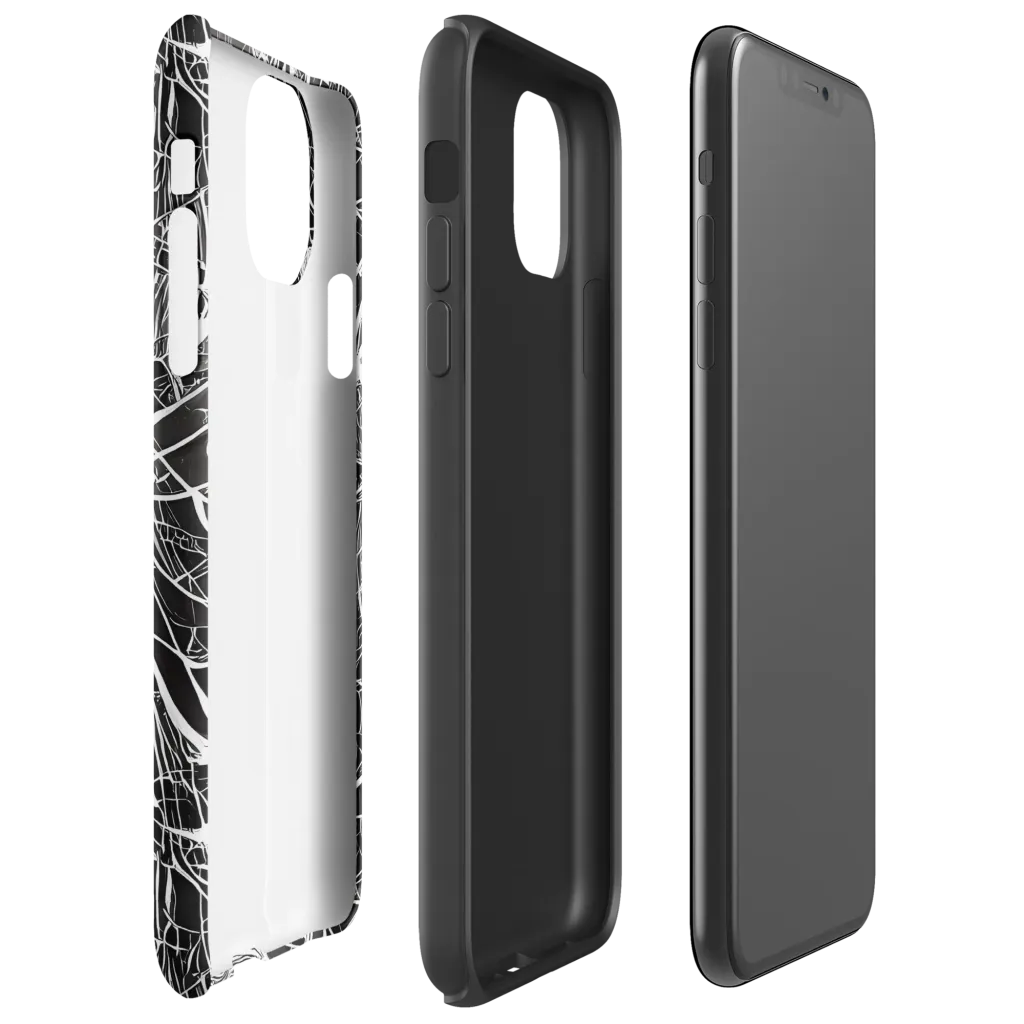 Nexus of Lines on Tough Case for iPhone® — Right