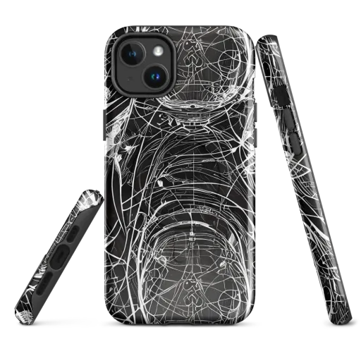 Nexus of Lines on a MagSafe Tough Case for iPhone®
