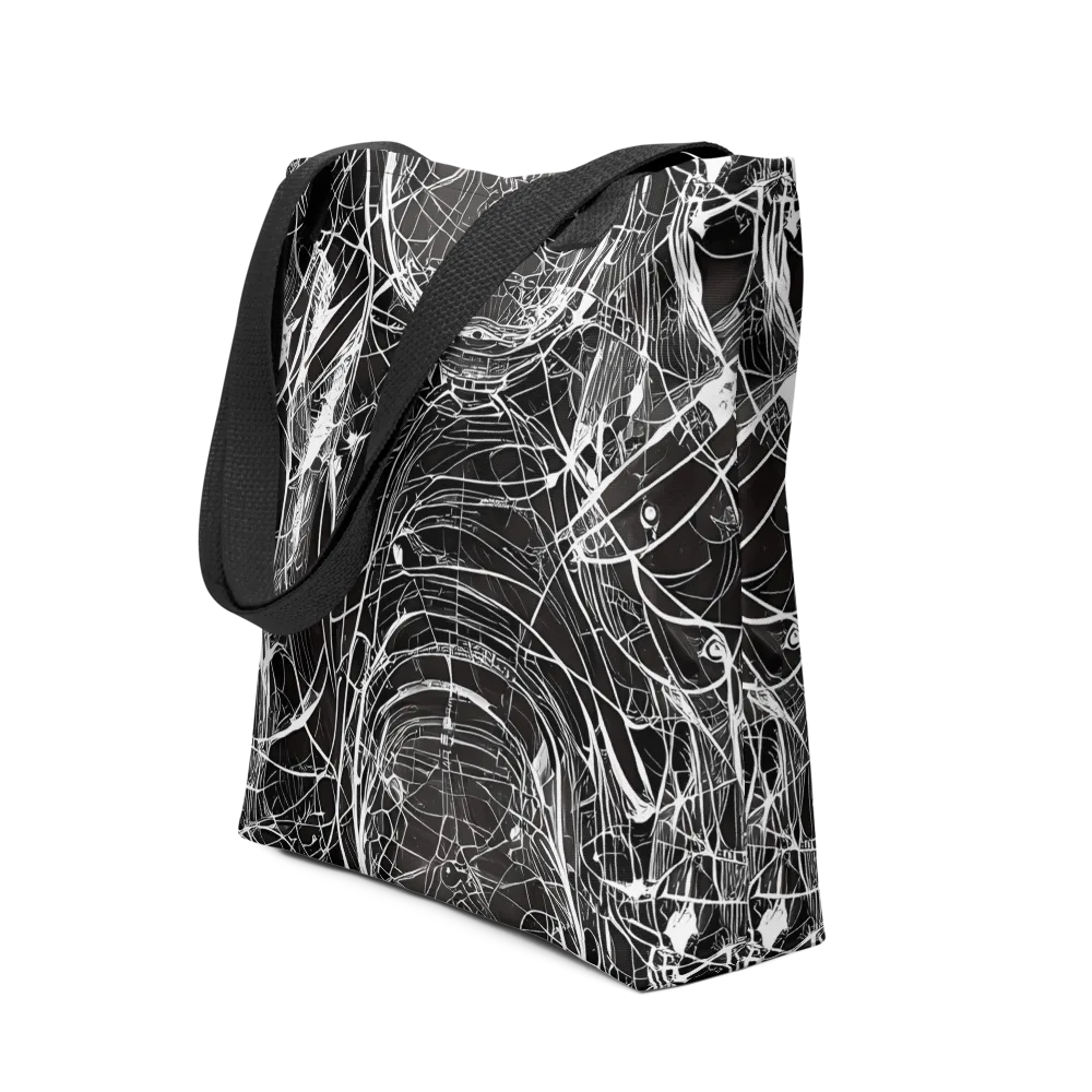 Nexus of Lines on Tote Bag — Front