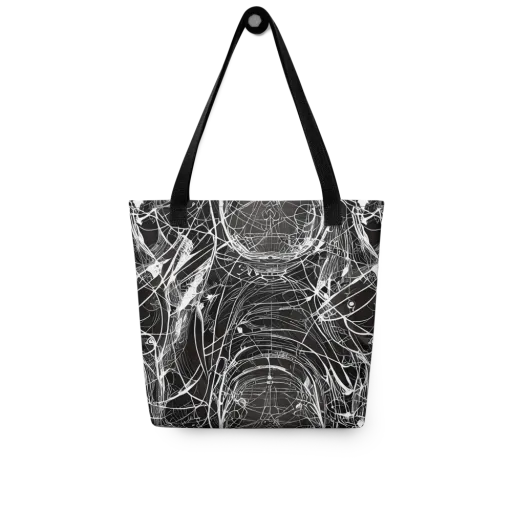 Nexus of Lines on a Tote Bag