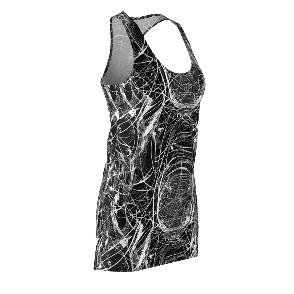 Nexus of Lines on Racerback Dress — Front Side