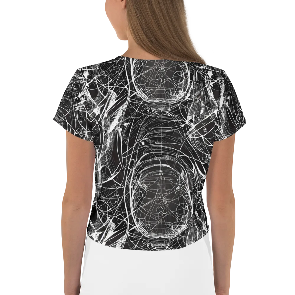 Nexus of Lines on Crop Tee — Back