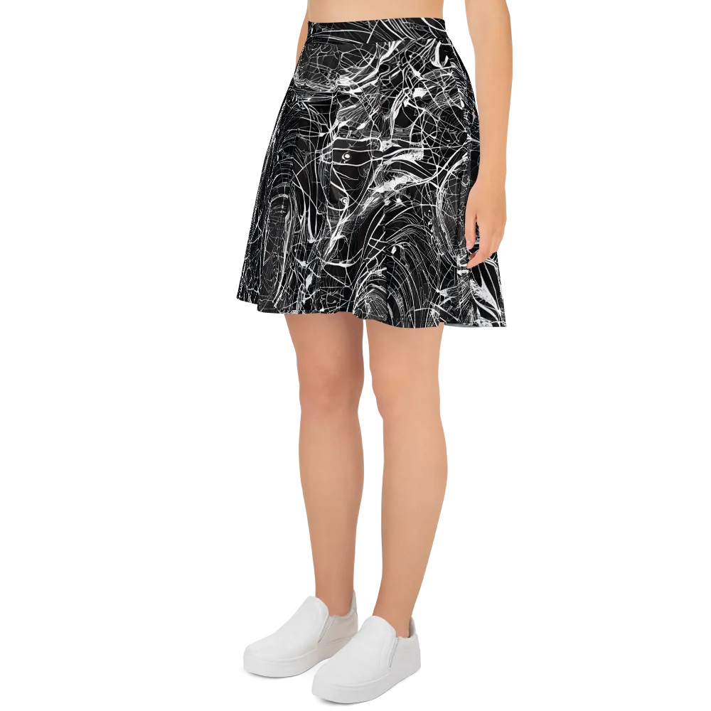 Nexus of Lines on Skater Skirt — Left