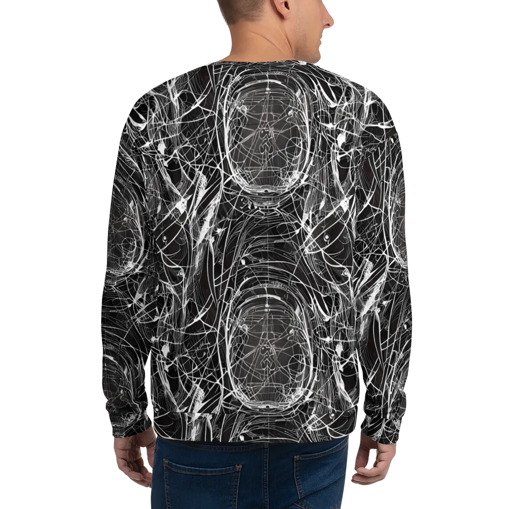 Nexus of Lines on Sweatshirt — Back