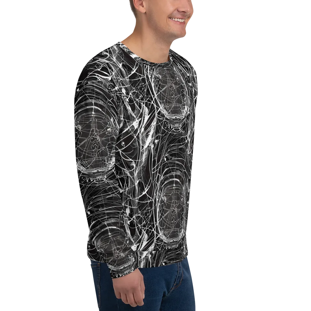 Nexus of Lines on Sweatshirt — Right Front