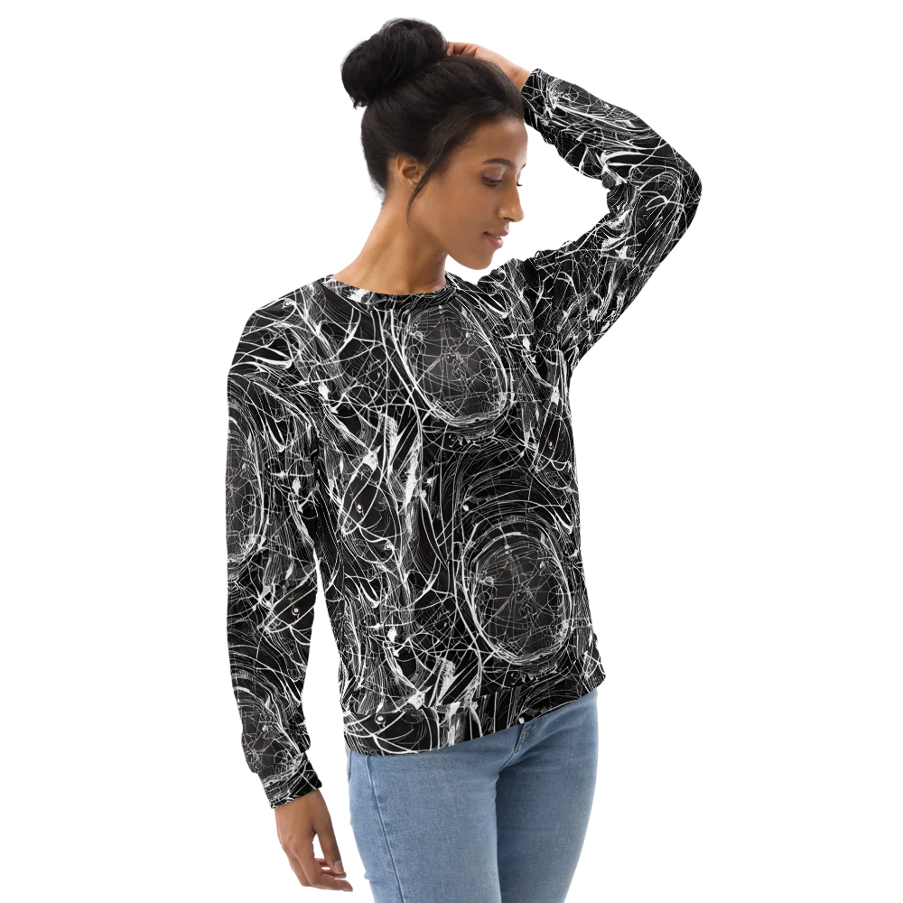 Nexus of Lines on Sweatshirt — Right Front